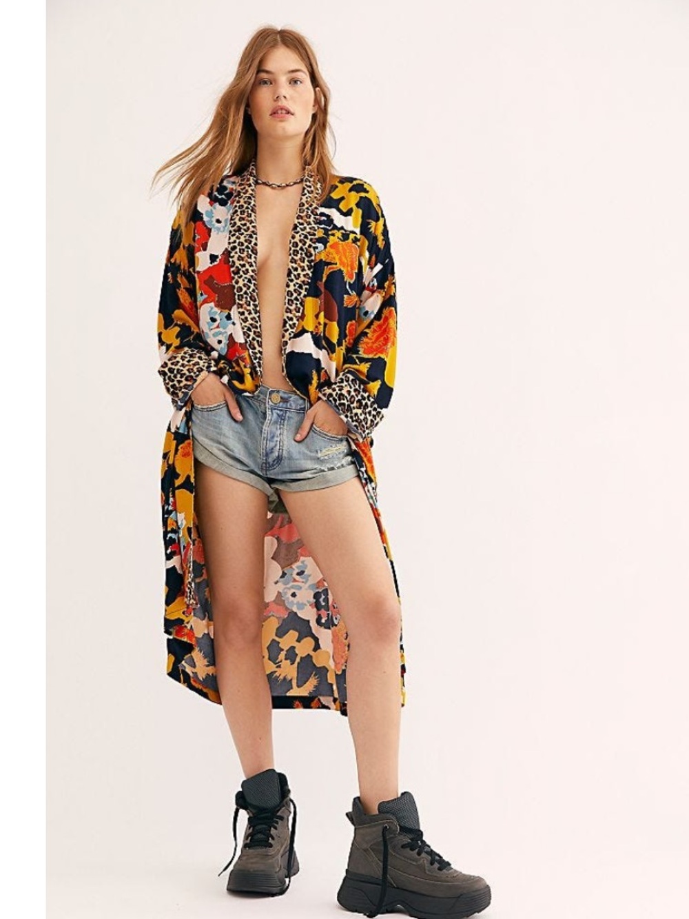 Free People Wild Nights Duster